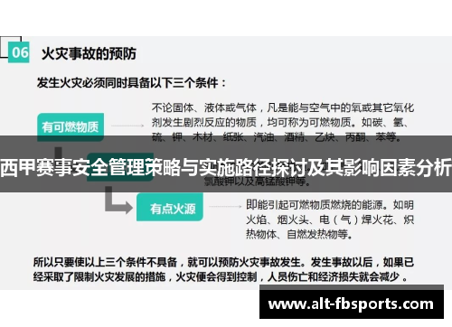西甲赛事安全管理策略与实施路径探讨及其影响因素分析